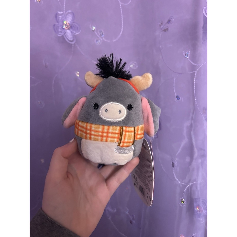 Squishmallows Jason Donkey Christmas Plush S4 #368-8 Artist Designed